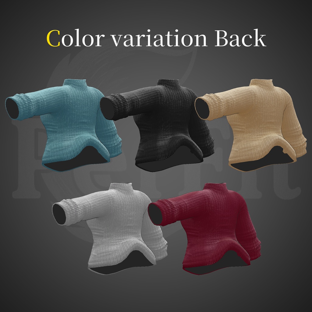 タートルネックセーター【ノーマルサイズ】