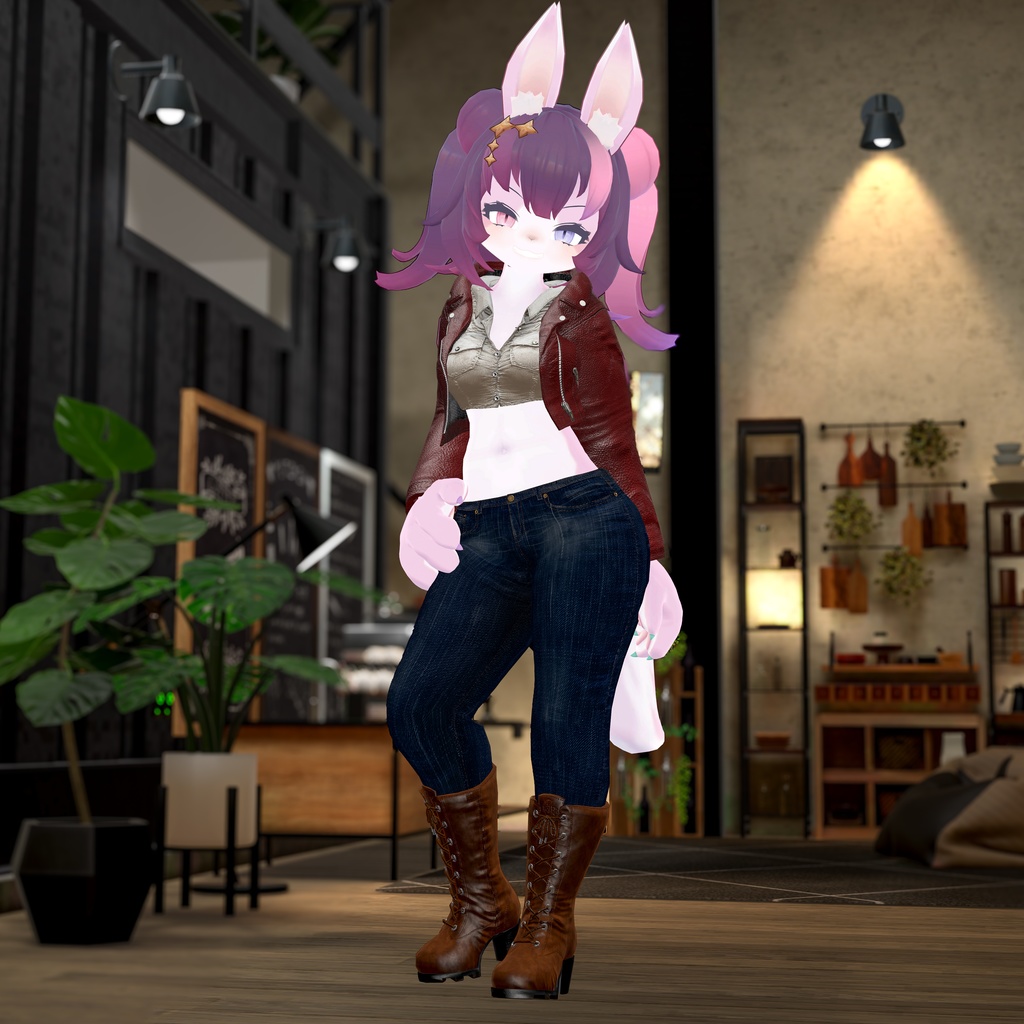 【ファーの付け外し可能】 LaceUp Boots