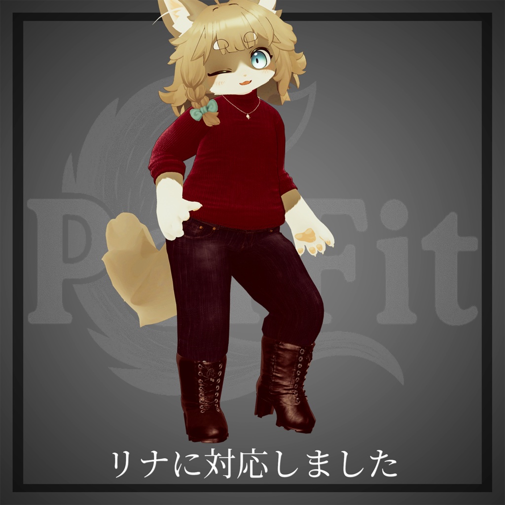 【ファーの付け外し可能】 LaceUp Boots