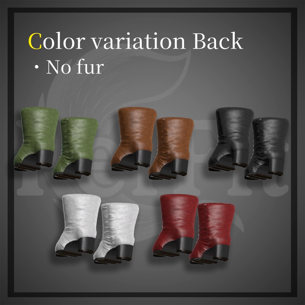 【ファーの付け外し可能】 LaceUp Boots