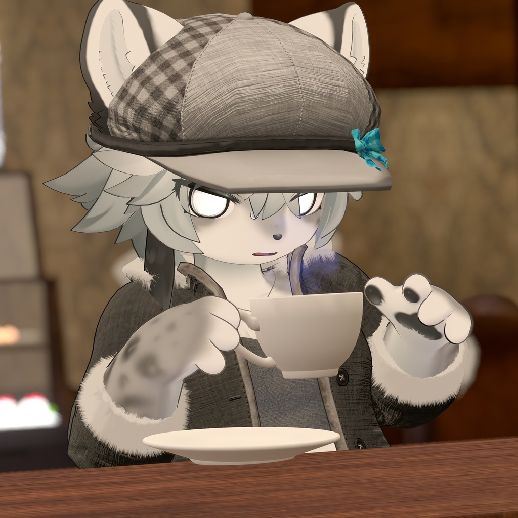 【ケモ耳穴あり!】Baker Boy Cap