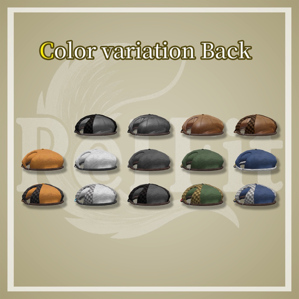 【ケモ耳穴あり!】Baker Boy Cap