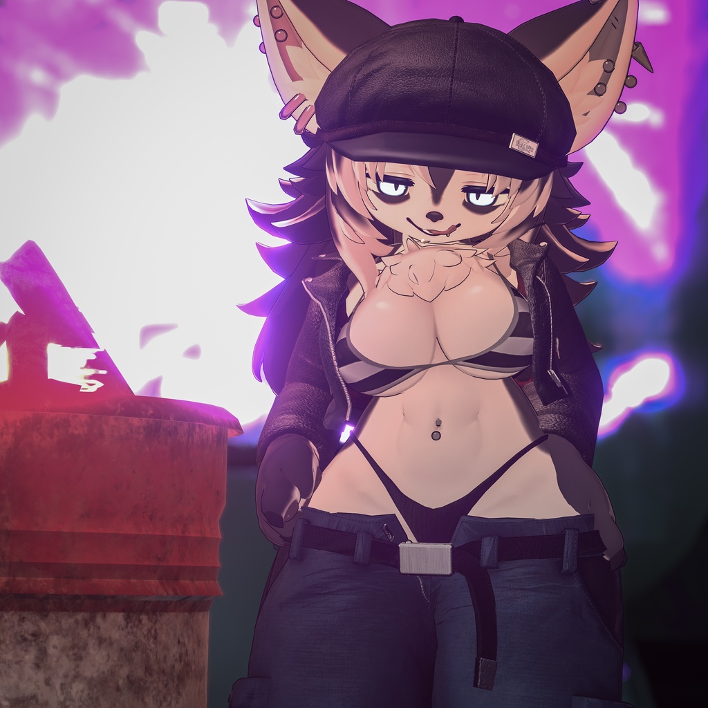 【ケモ耳穴あり!】Baker Boy Cap