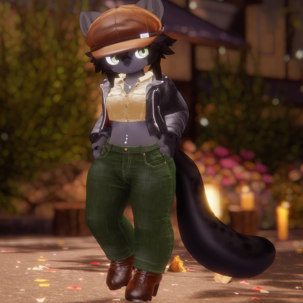 【ケモ耳穴あり!】Baker Boy Cap