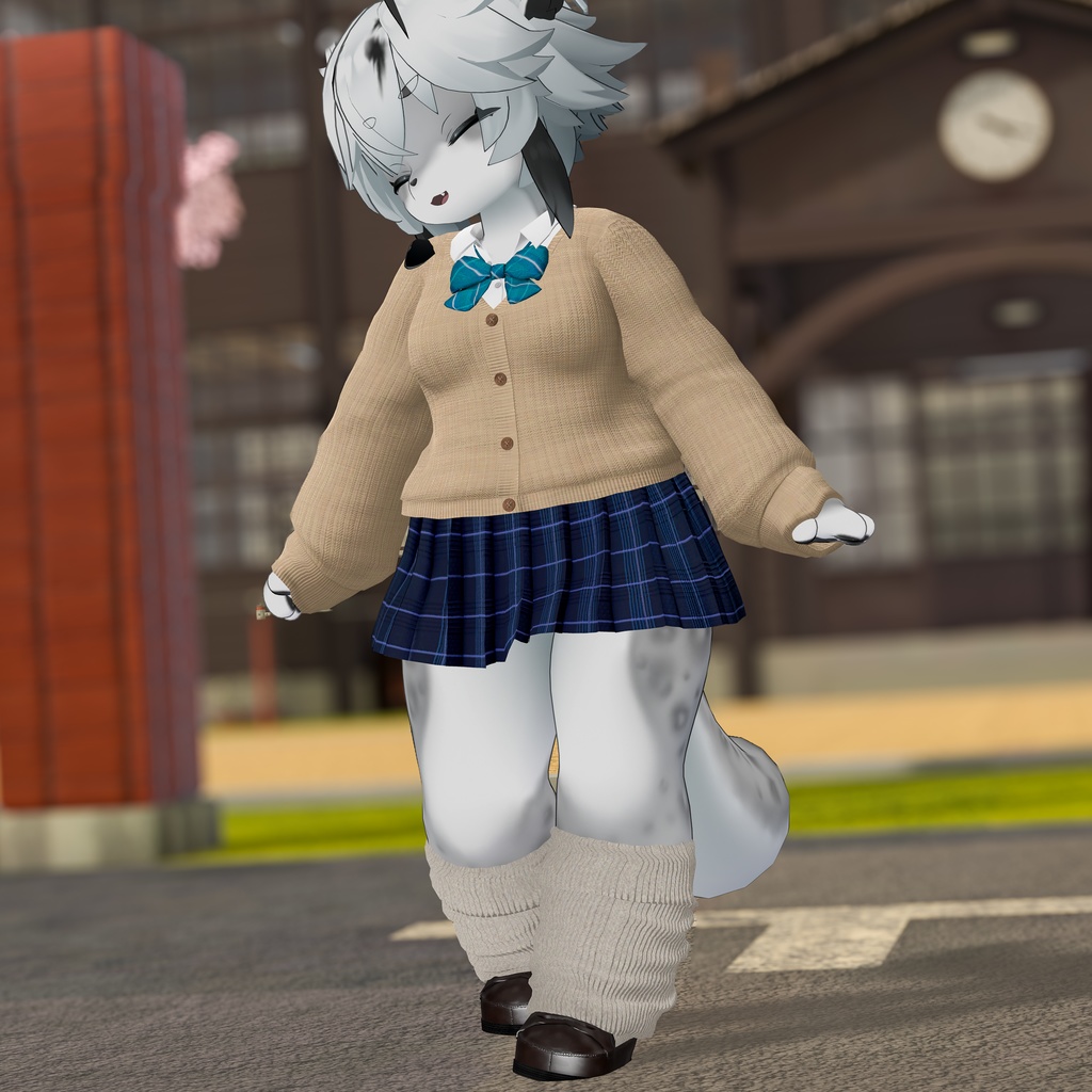 【けもの学園高等部】女子学生服