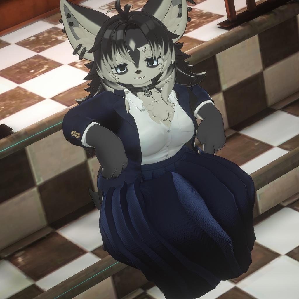 【けもの学園高等部】女子学生服