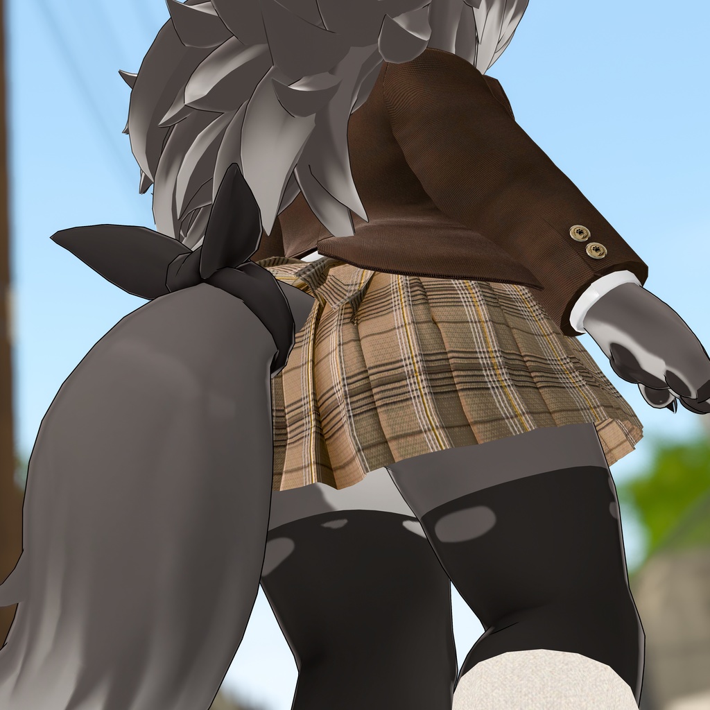 【けもの学園高等部】女子学生服