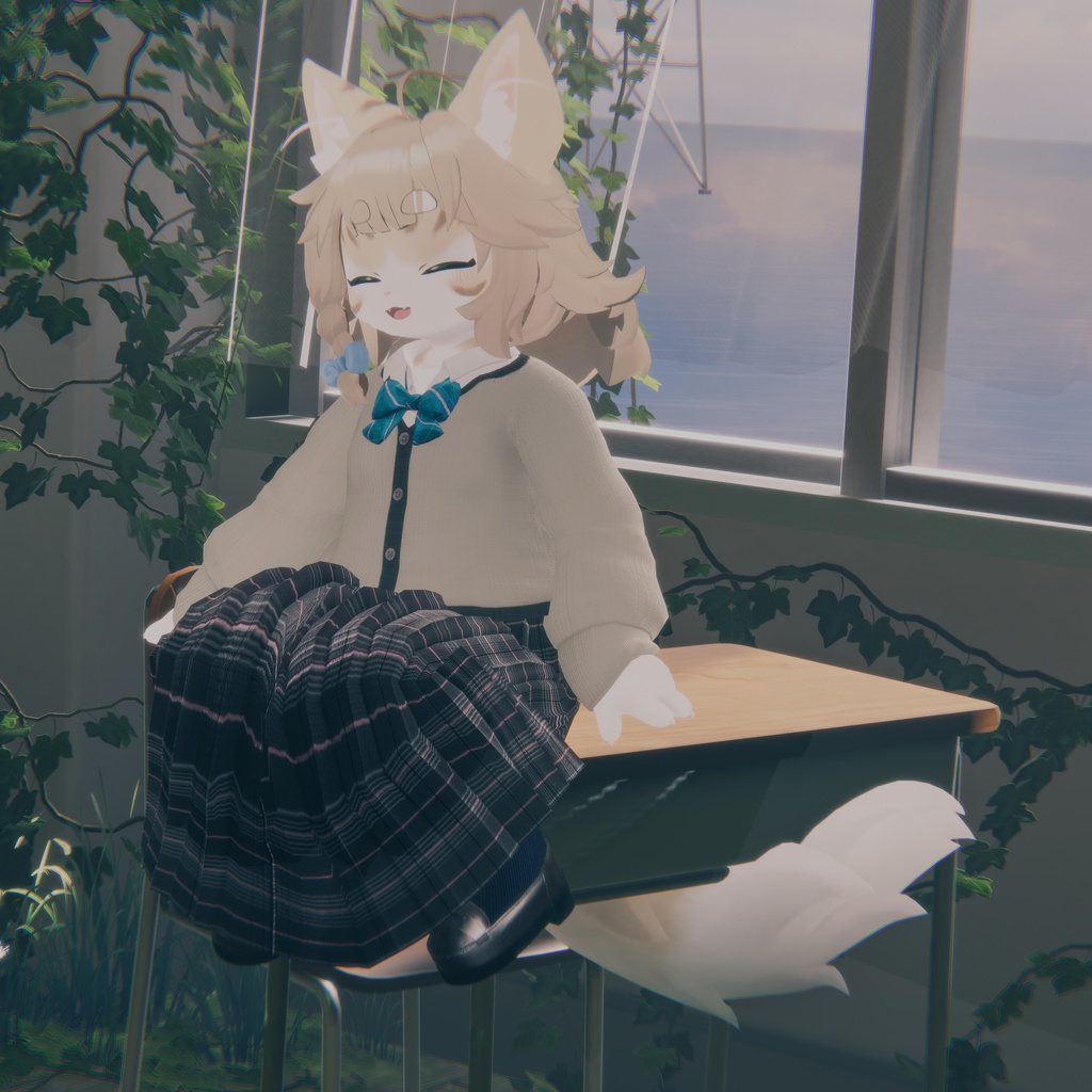 【けもの学園高等部】女子学生服