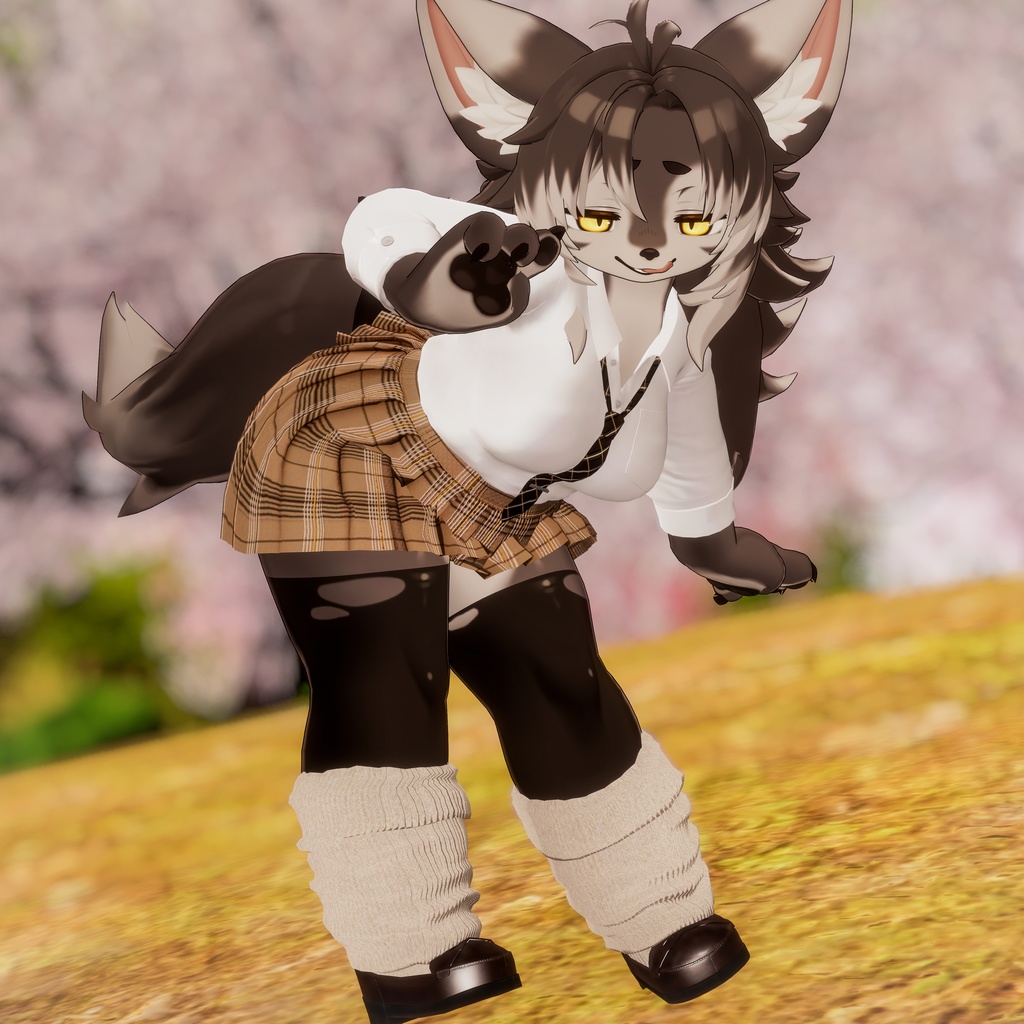 【けもの学園高等部】女子学生服