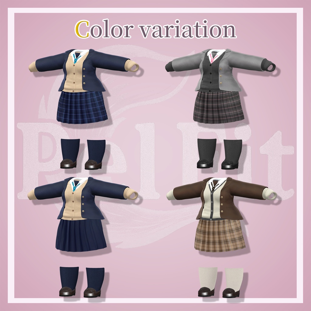 【けもの学園高等部】女子学生服