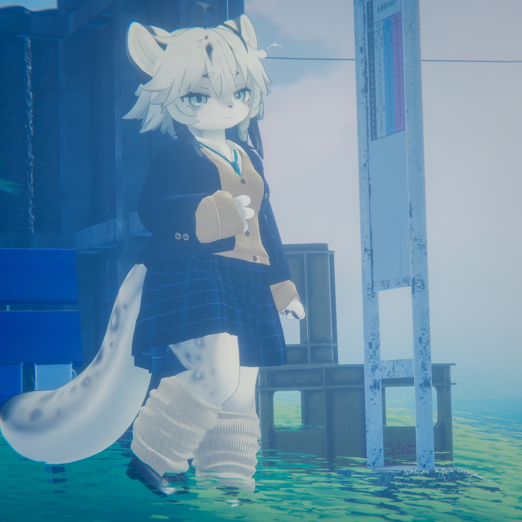 【けもの学園高等部】女子学生服