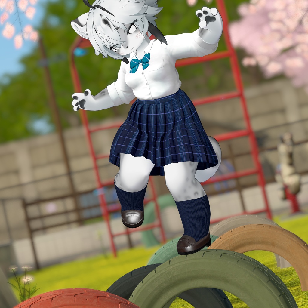 【けもの学園高等部】女子学生服