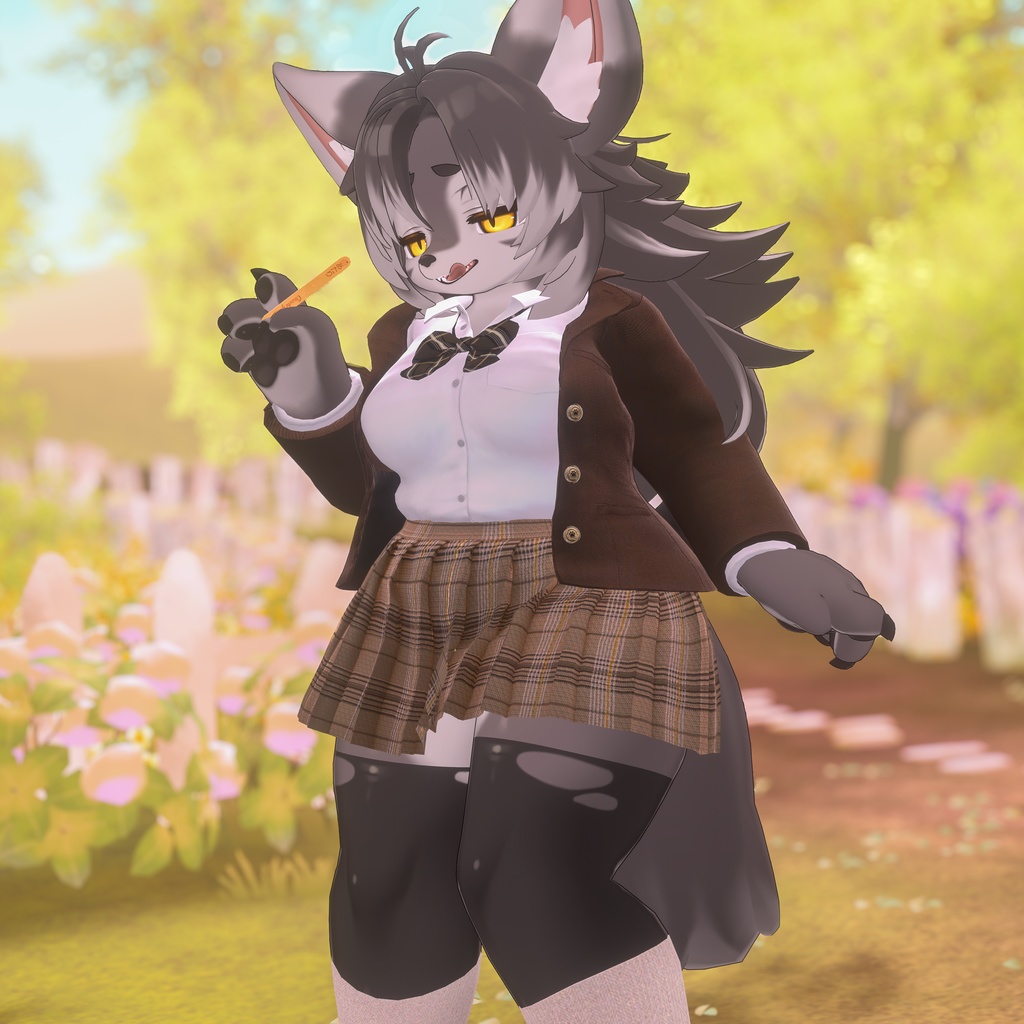 【けもの学園高等部】女子学生服