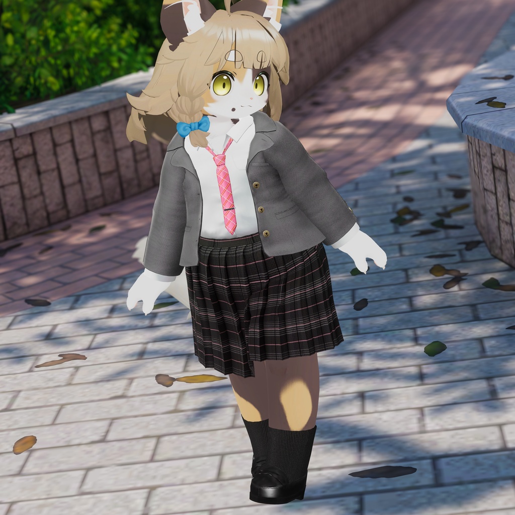 【けもの学園高等部】女子学生服