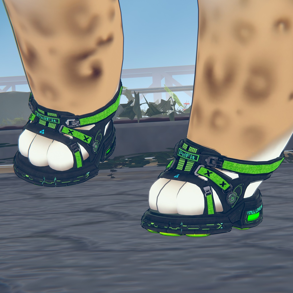 【ケモ足にFit!!】スポーツサンダル
