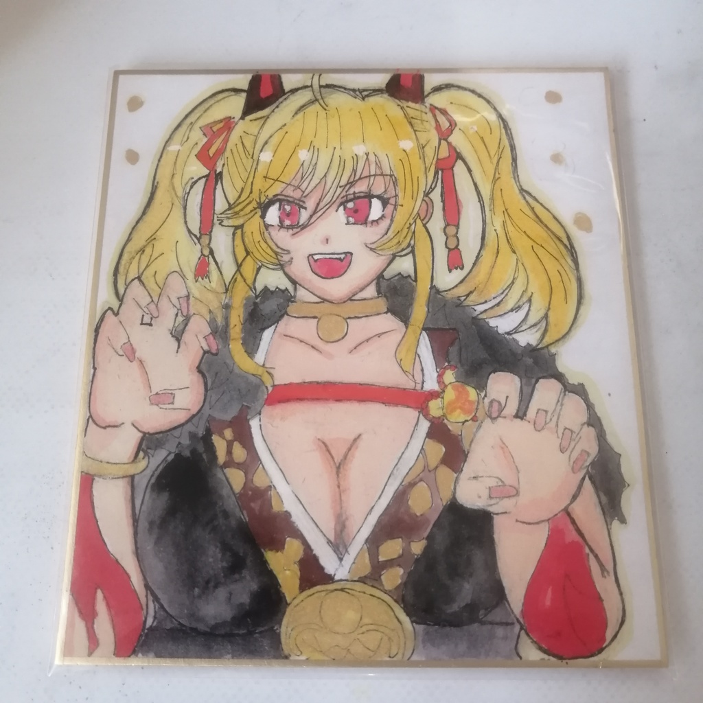 鬼姫紅　色紙