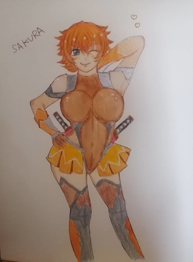 井河さくらB5サイズイラスト