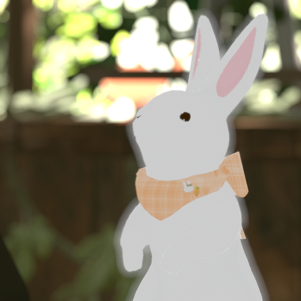 【無料】カラフルうさぎピン【~10/8まで】