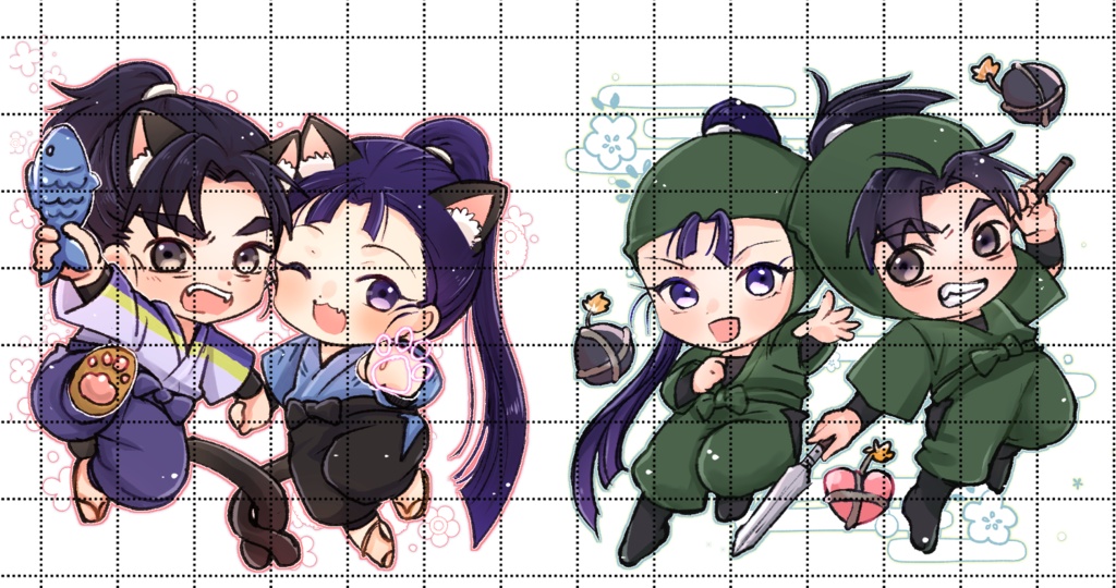 rkrn 文仙アクキー　50mmx50mm