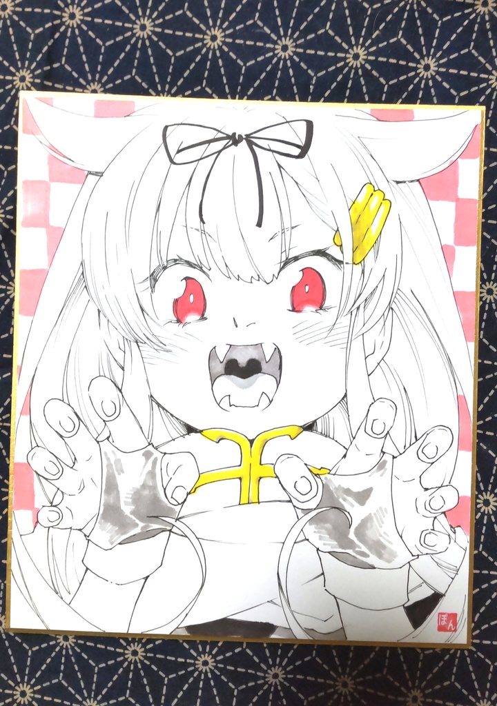 手描きイラスト 夕立/艦これ