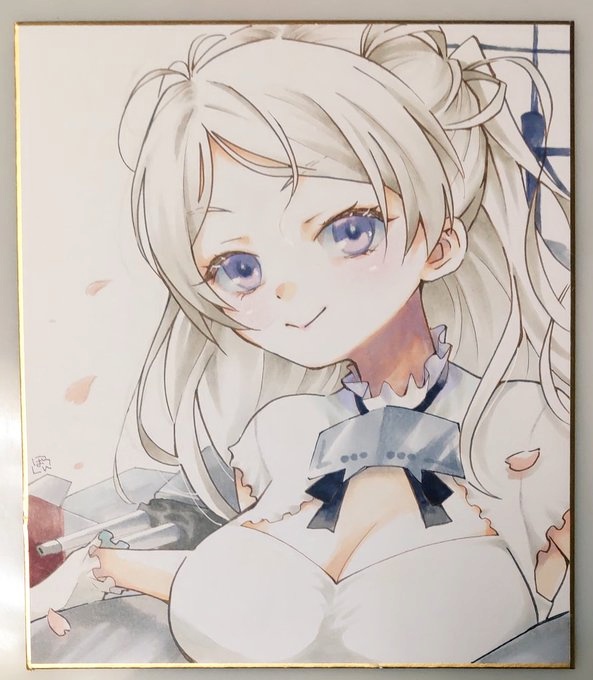 中色紙｜ 桜つきカブール