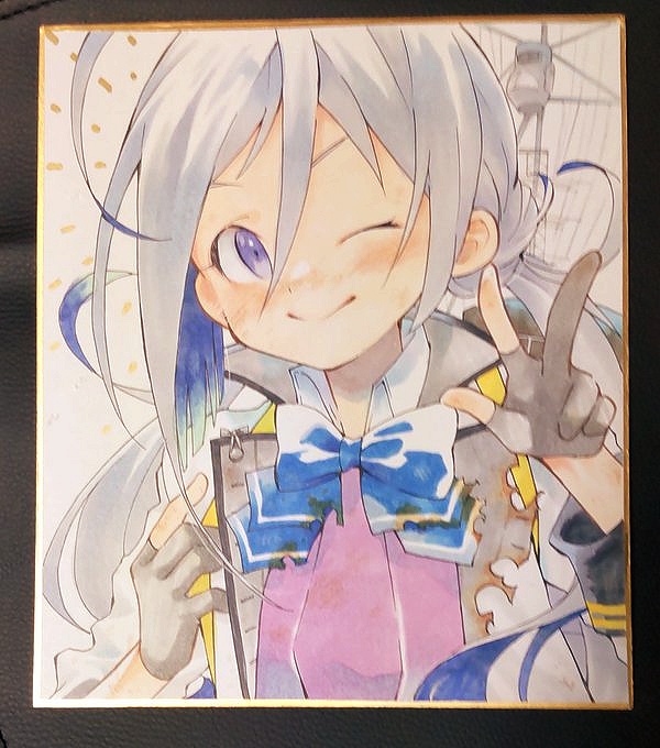 清霜でよかったでしょ☆｜中色紙