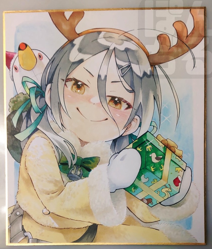 稲木 クリスマスver.｜中色紙