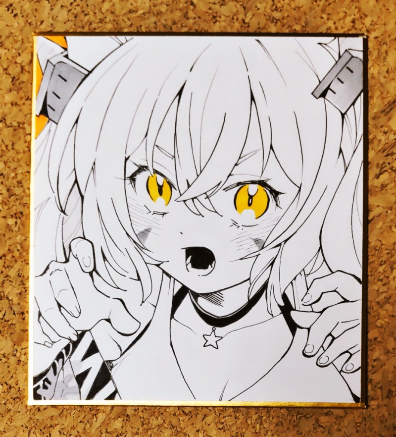 節分ver.がおー☆ジョンストン｜小色紙