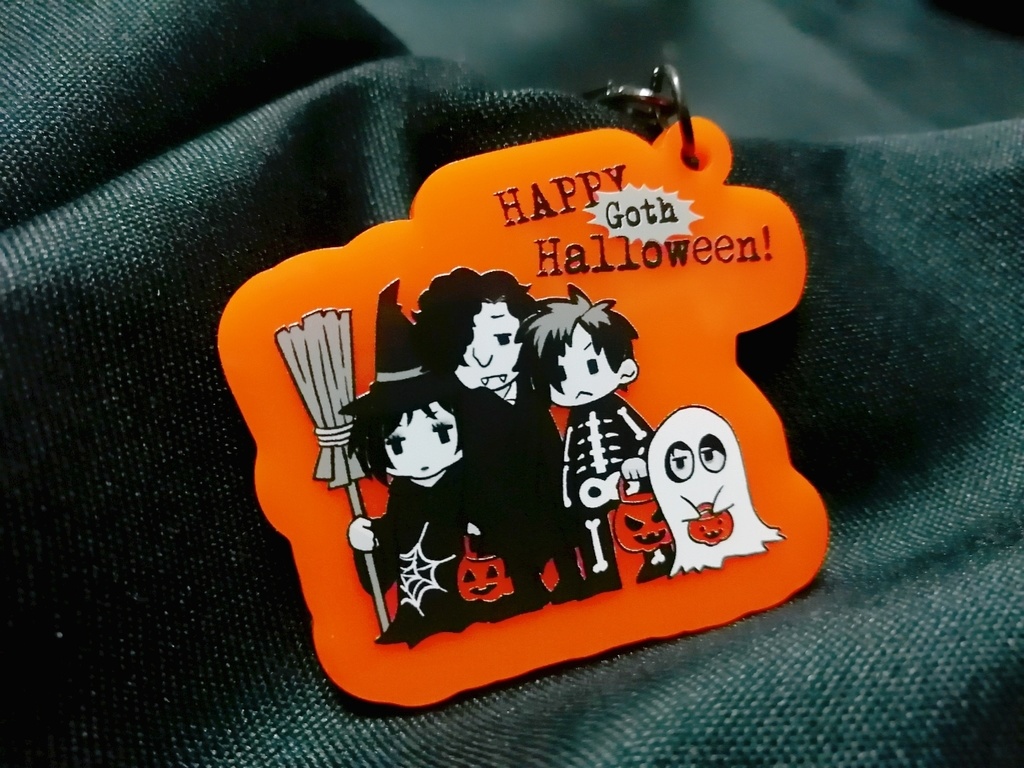 ゴスキッズ　ハロウィンアクキー
