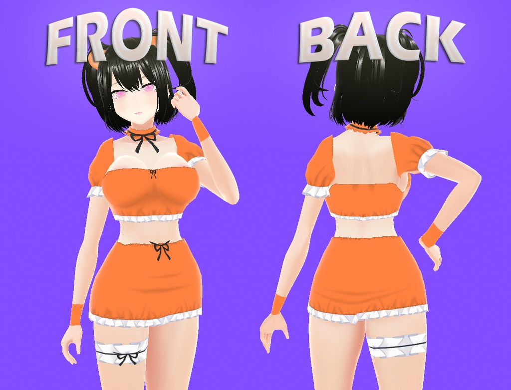 Vroid - Sleepy bear dreeses