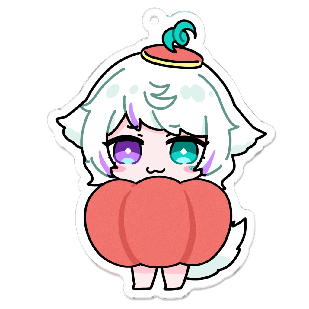 ハロウィンアクリルキーホルダー_パンプキン