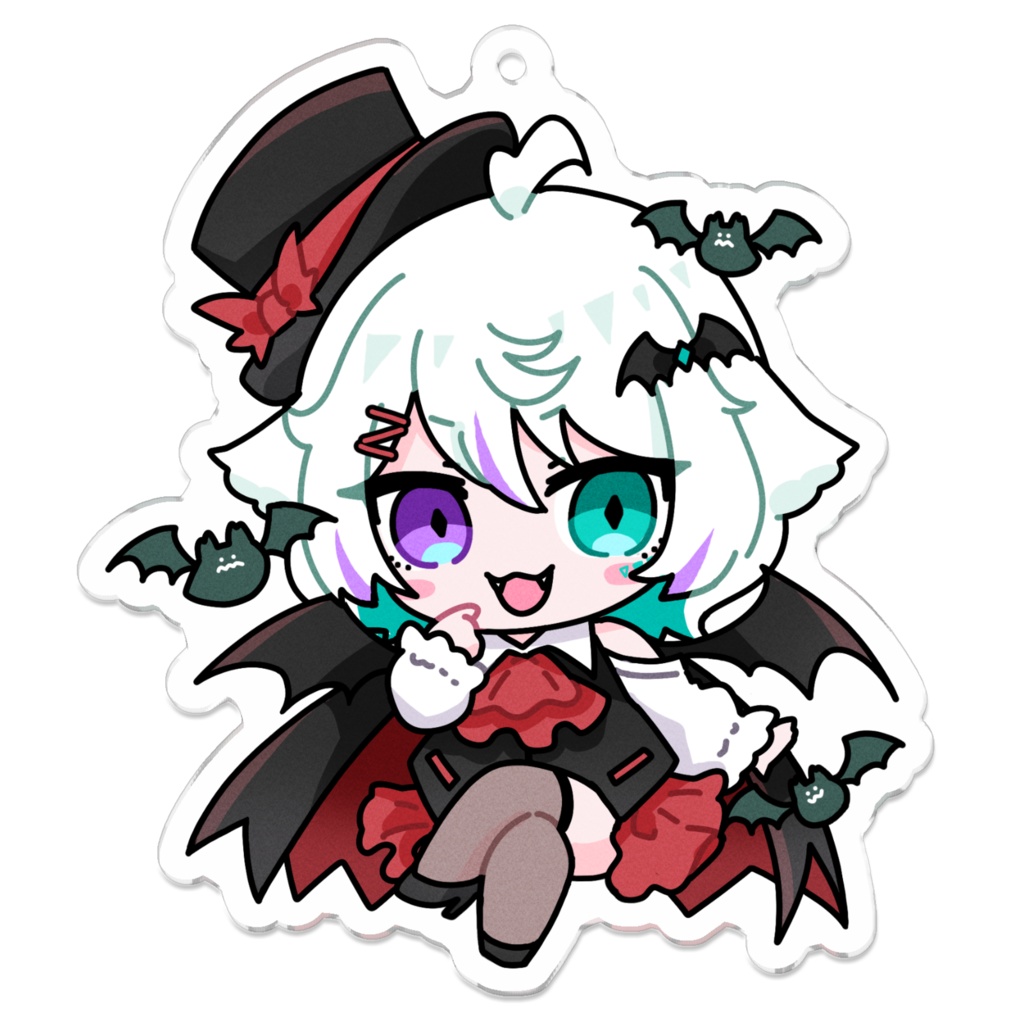 ハロウィンアクリルキーホルダー_ヴァンパイア