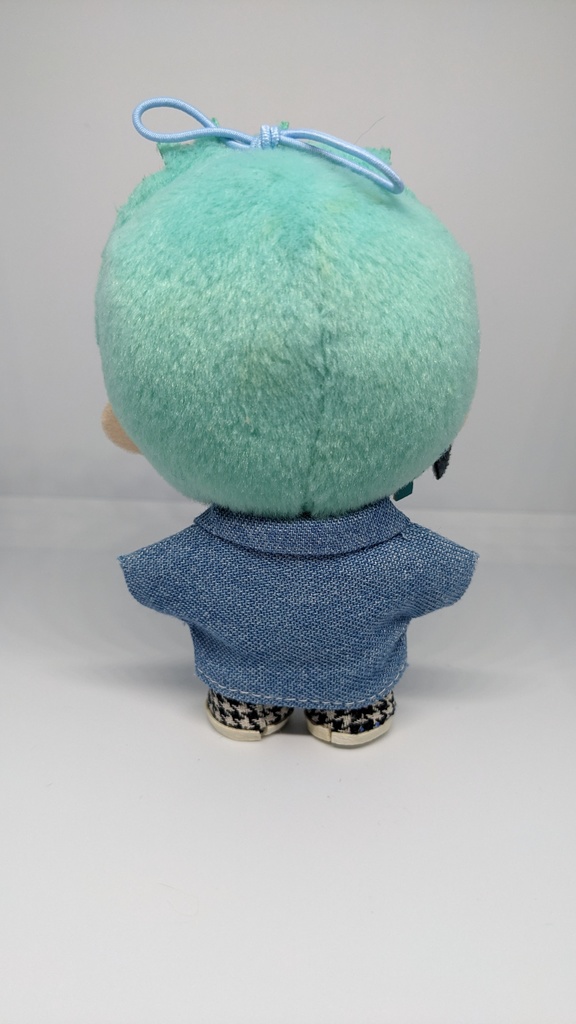 シャツ デニム ジャケット前開き(デニム襟、白襟)