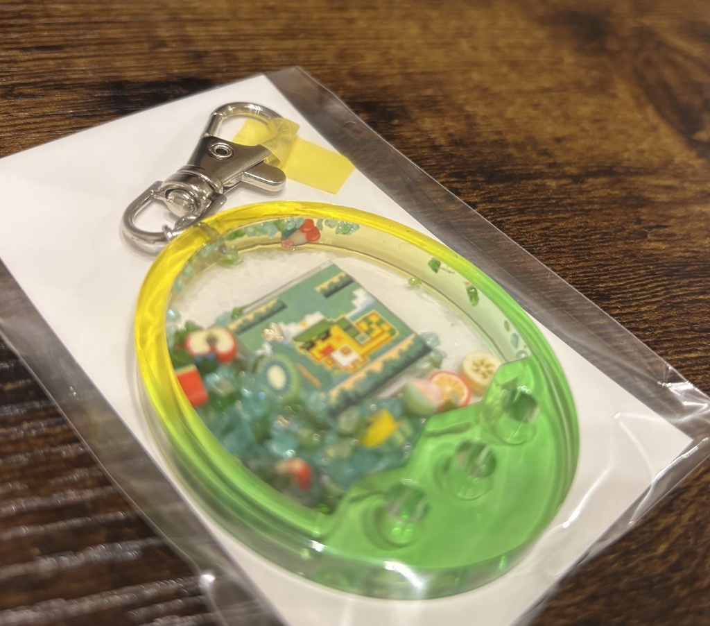 アハウ シャカシャカキーホルダー(ハンドメイド)