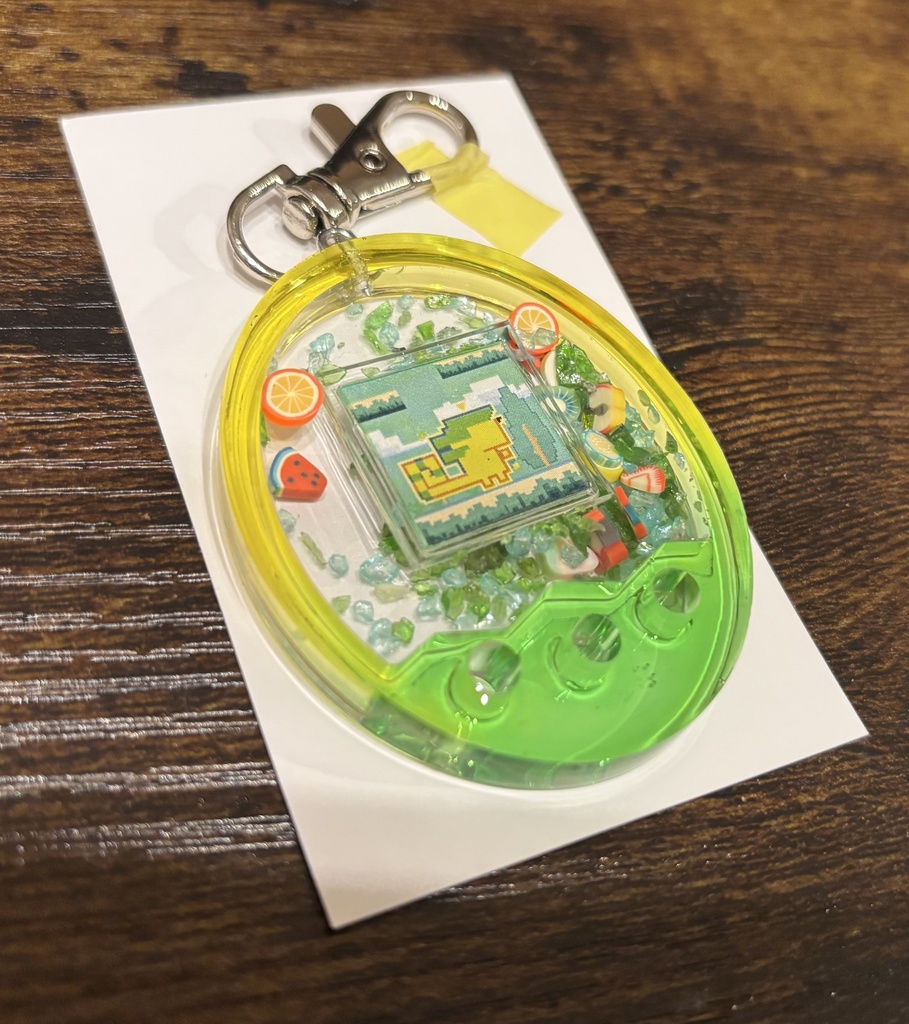 アハウ シャカシャカキーホルダー(ハンドメイド)