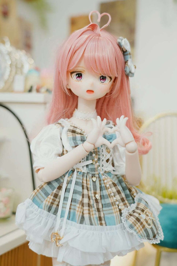 【imomodoll Amber】メイク済みヘッド / 16mmアイ・フォトカード付き