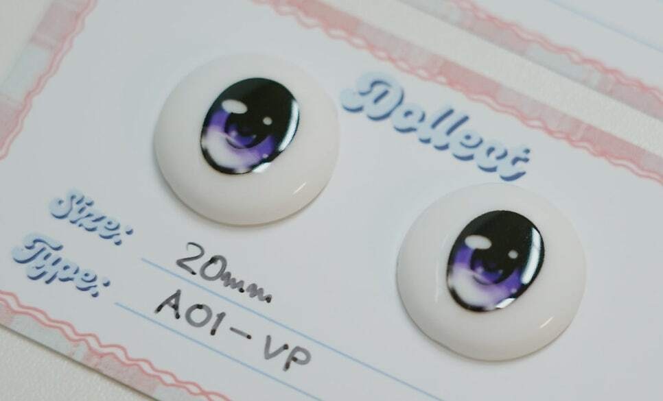 【A01 Lumi Type】アニメタイプ レジンアイ｜20mm / 全12色
