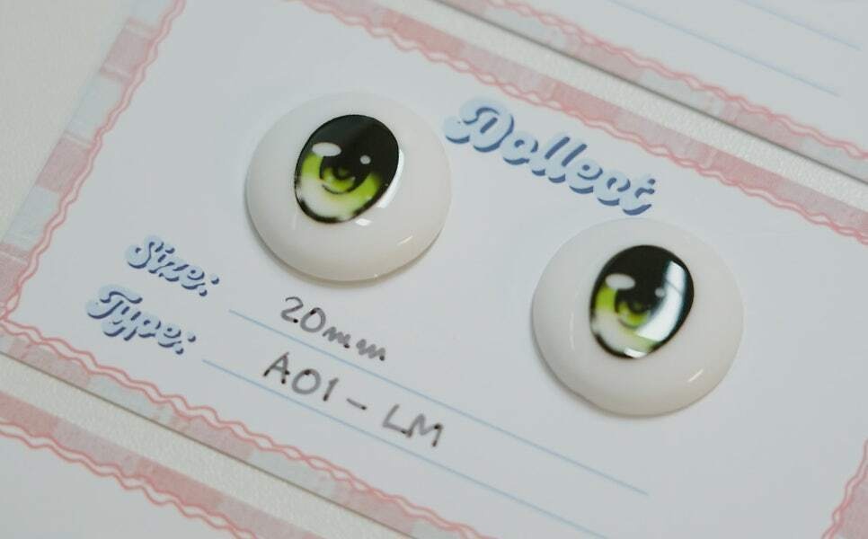 【A01 Lumi Type】アニメタイプ レジンアイ｜20mm / 全12色