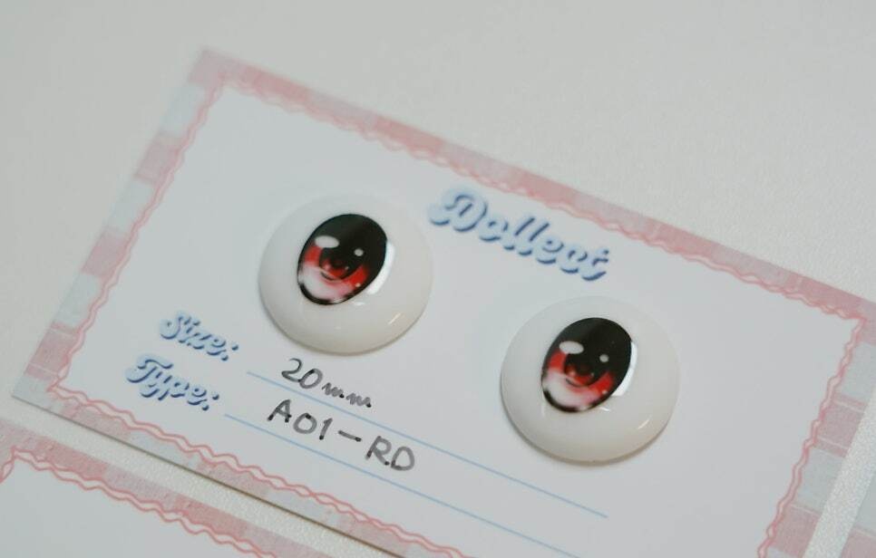 【A01 Lumi Type】アニメタイプ レジンアイ｜20mm / 全12色
