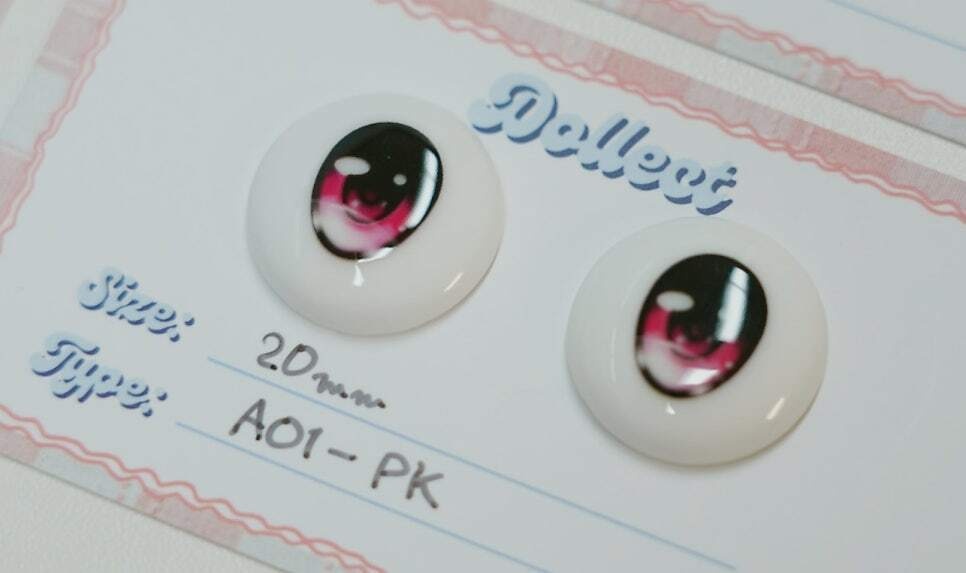 【A01 Lumi Type】アニメタイプ レジンアイ｜20mm / 全12色
