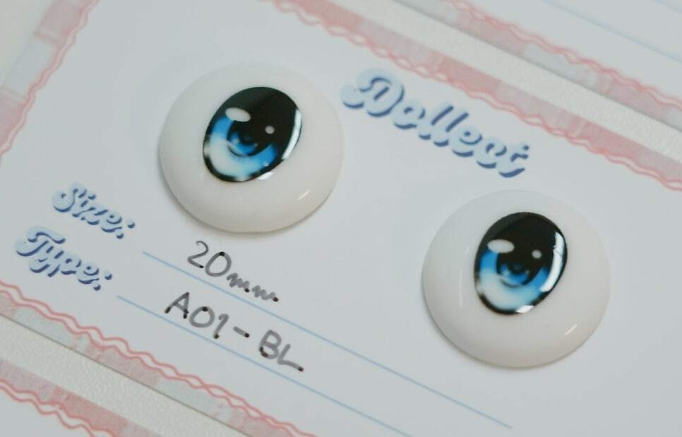 【A01 Lumi Type】アニメタイプ レジンアイ｜20mm / 全12色