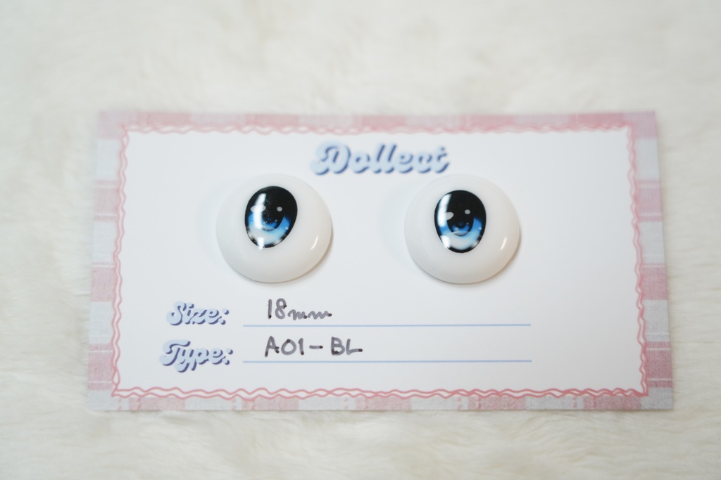【A01 Lumi Type】アニメタイプ レジンアイ｜18mm / 全12色