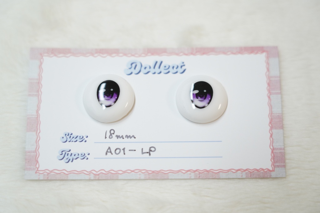 【A01 Lumi Type】アニメタイプ レジンアイ｜18mm / 全12色