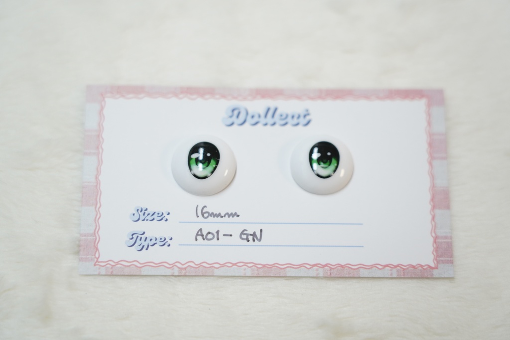 【A01 Lumi Type】アニメタイプ レジンアイ｜18mm / 全12色