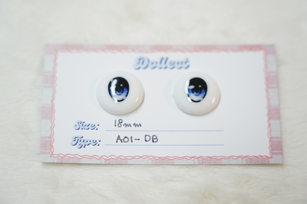 【A01 Lumi Type】アニメタイプ レジンアイ｜18mm / 全12色