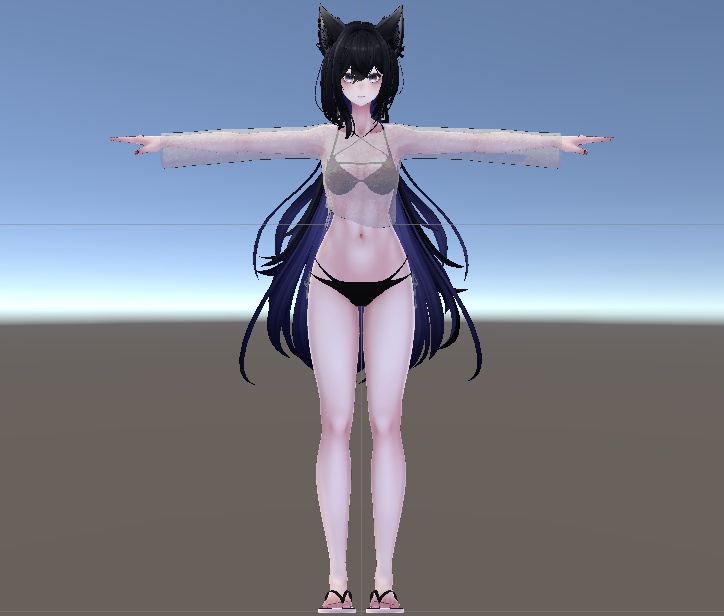 【ラシューシャ対応】レースシャツビキニ