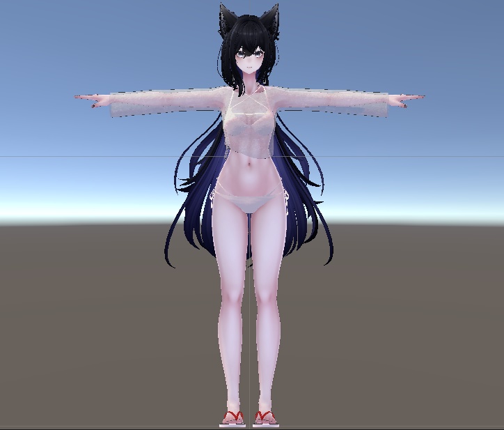 【ラシューシャ対応】レースシャツビキニ