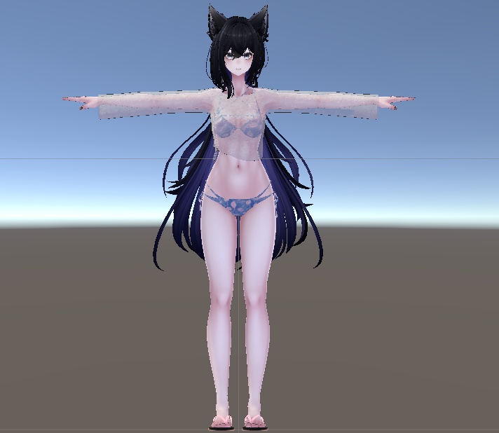 【ラシューシャ対応】レースシャツビキニ