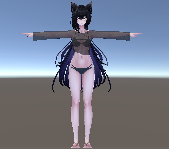 【ラシューシャ対応】レースシャツビキニ