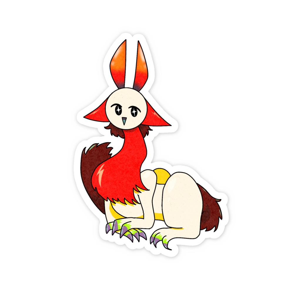 日記の生き物ステッカー 〜ひしるべさま〜